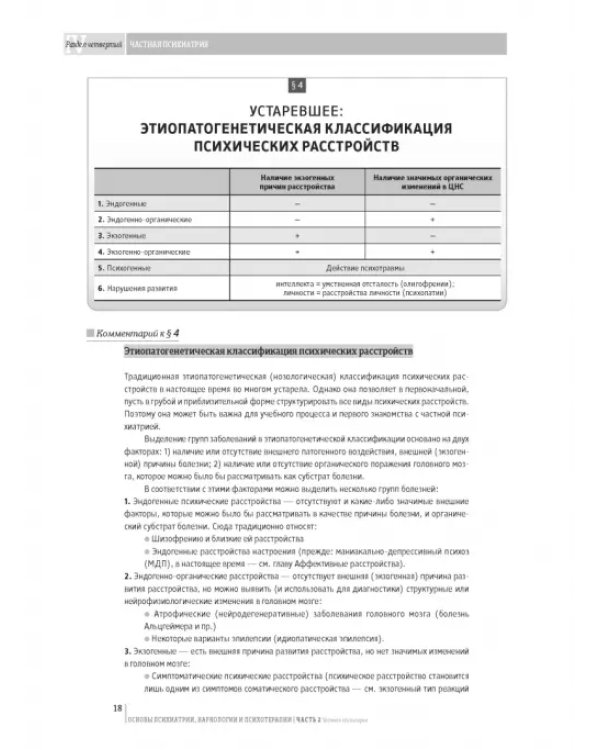 Основы психиатрии, наркологии и психотерапии. Часть 2. Частная психиатрия. Учебное пособие