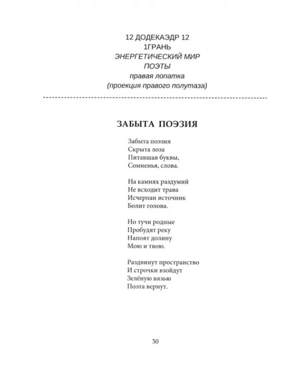 Ребро Адама. Пряные письмена памяти пяти Платоновых пространств. Авторская анатомическая поэзия в поисках Метакода Бытия
