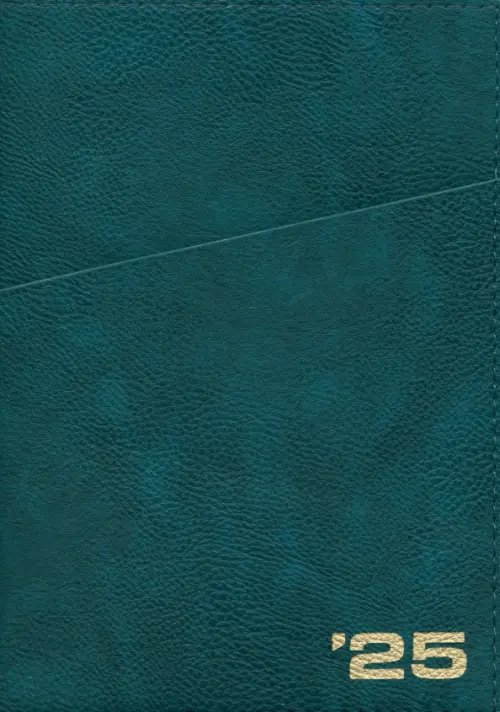 Ежедневник датированный на 2025 год Шеврет. Зелёный, 176 листов, А5+