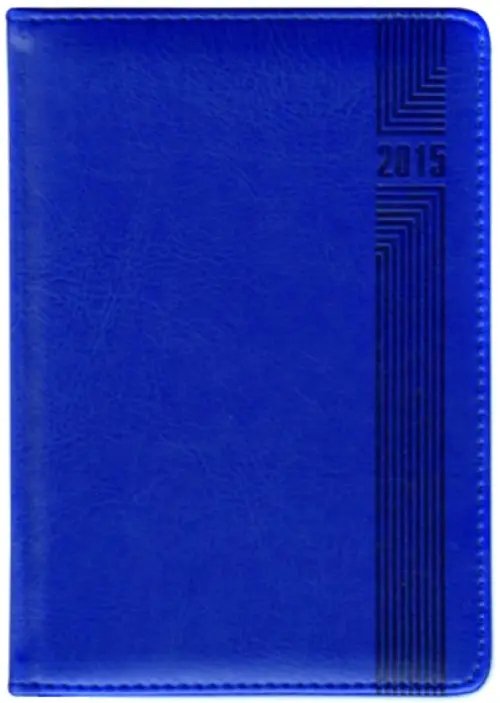 Ежедневник датированный на 2015 год &quot;Сариф&quot; (А6+, синий) (34293-15)