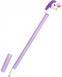 Ручка шариковая масляная &quot;Единорог&quot; (синяя, в ассортименте) (S 8877)