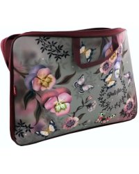 Сумка текстильная для тетрадей А3, Бабочки с цветами (NSn_34017)