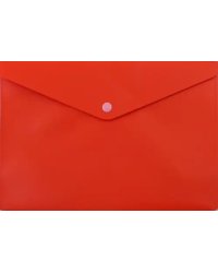 Конверт на кнопке (A5, красный) (PK804A5NRED)