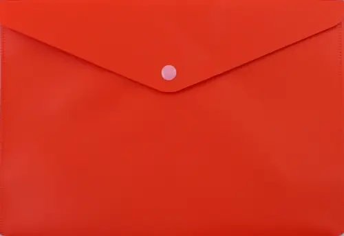 Конверт на кнопке (A5, красный) (PK804A5NRED)