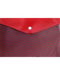 Папка для документов &quot;Красная клетка&quot; (А5) (43636)