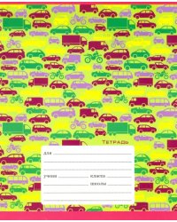 Тетрадь школьная &quot;Транспорт&quot; (12 листов, А5, клетка, в ассортименте) (ТК126488)