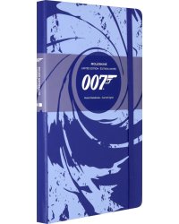 Блокнот "JAMES BOND", 96 листов, 13*21 см, синий (LEJB02QP060B)