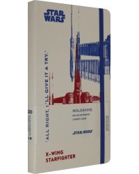 Блокнот 96 листов, 13*21 см "STAR WARS" белый (LESWD02QP060)