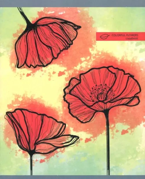 Тетрадь 48 листов, клетка &quot;Цветочная грация&quot;, в ассортименте (ТКЛ485753)