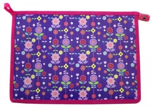 Папка для тетрадей &quot;Цветы на сиреневом&quot; (А4) (46628)