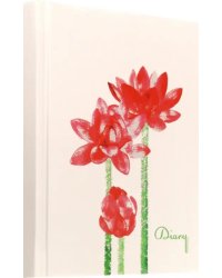 Ежедневник недатированный &quot;Акварельные лотосы&quot; (128 листов, А6, линия) (ЕЖ20612805)