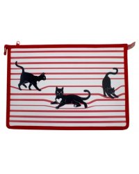 Папка для тетрадей &quot;Черные коты&quot; (А4) (46624)