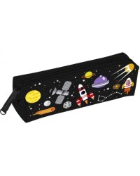 Пенал школьный &quot;Космос&quot;, одно отделение, 20х4х4,5 см. (54081)