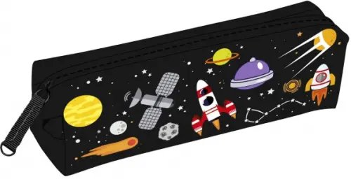 Пенал школьный &quot;Космос&quot;, одно отделение, 20х4х4,5 см. (54081)