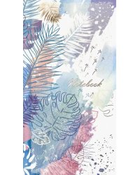 Записная книжка &quot;Notebook. Листья&quot; (80 листов, 110х206 мм, линия, точка) (50725)