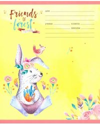 Тетрадь школьная &quot;Сказочные звери&quot; (24 листа, А5, клетка, в ассортименте) (ТК246536)