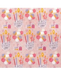 Бумага упаковочная Поздравляю (81071)