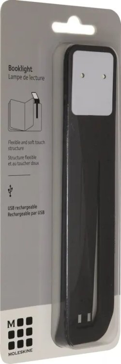Обложка книги «Фонарик-закладка "Booklight" светодиодный черный (ER1BLA)», ISBN 9788866139874