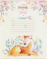 Тетрадь общая "My bambi" (24 листа, А5, линия, в ассортименте) (Т5ск24 8663)