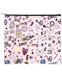 Папка для тетрадей "Sketch" (А5+, иск. кожа, на молнии) (IFC007)