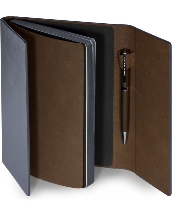 Ежедневник недатированный, 136 листов, А5, WALTZ, ЧЕРНЫЙ, с магнитным клапаном (3-543/02)