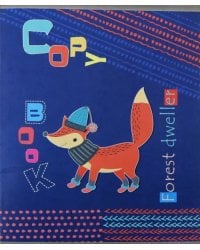 Тетрадь общая "Лисенок в шапке" (48 листов, А5, клетка) (С3614-26)