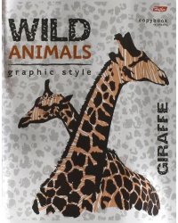 Тетрадь общая "Wild Animals" (48 листов, А5, клетка, в ассортименте) (48Т5мтВ1)