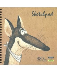 Скетчпад Волк и заяц, 48 листов