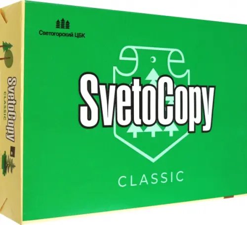 Обложка книги «Бумага SvetoCopy, А4, 500 листов, Класс С»