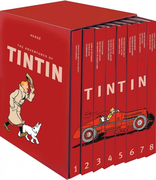 Обложка книги «The Tintin Collection. Compact Editions» — Эрже, ISBN 9781405278454