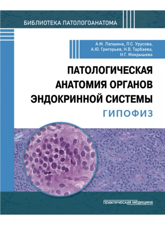 Обложка книги «Патологическая анатомия органов эндокринной системы. Гипофиз» — Лапшина Анастасия Михайловна, Урусова Лилия Сергеевна, Гргорьев Андрей Юрьевич, ISBN 9785988118541