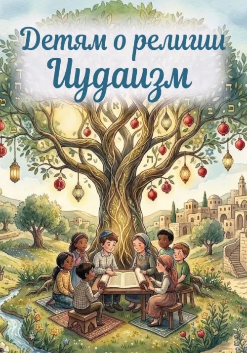 Обложка книги «Детям о религии. Иудаизм» — Матвеев Сергей Александрович, Перевертова Надежда Анатольевна, ISBN 9785002286294