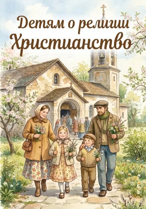 Обложка книги «Детям о религии. Христианство» — Матвеев Сергей Александрович, Перевертова Надежда Анатольевна, ISBN 9785002286270