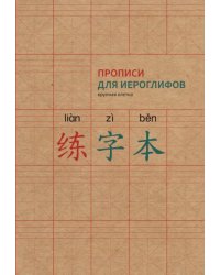 Прописи для китайских иероглифов, А4, крупная клетка