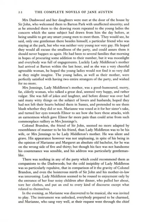 Library Collection The Complete Novels of Jane Austen