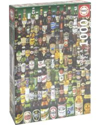 Пазл. Коллекция бутылок пива, 1000 элементов