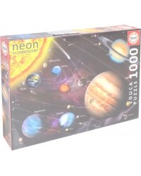 Пазл с неоновым свечением. Солнечная система, 1000 деталей