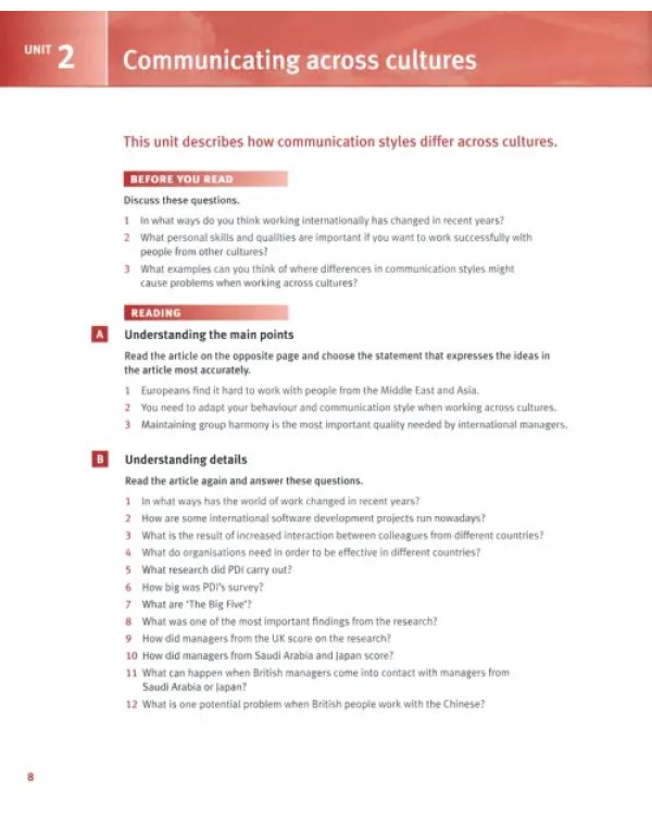 Market Leader ESP Book - Working Across Cultures