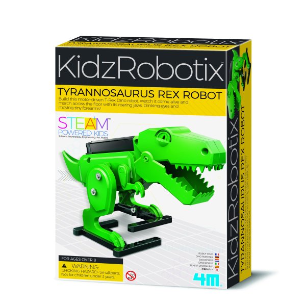 4M Kidzrobotix Набор для творчества T-Рекс робот 4M Kidzrobotix Набор для творчества T-Рекс робот