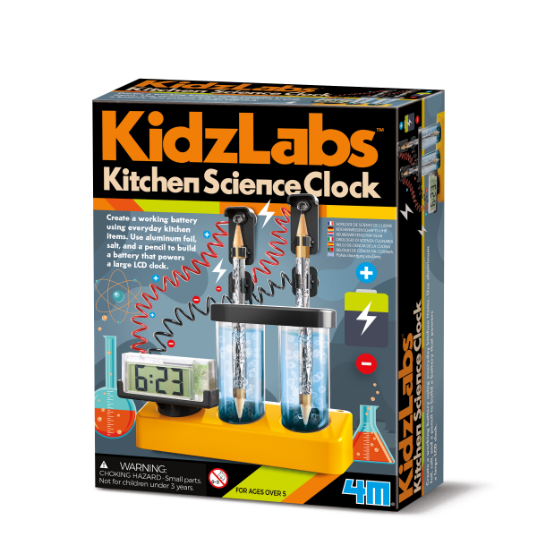 Обложка книги «4M KidzLabs Кухонная наука, часы»