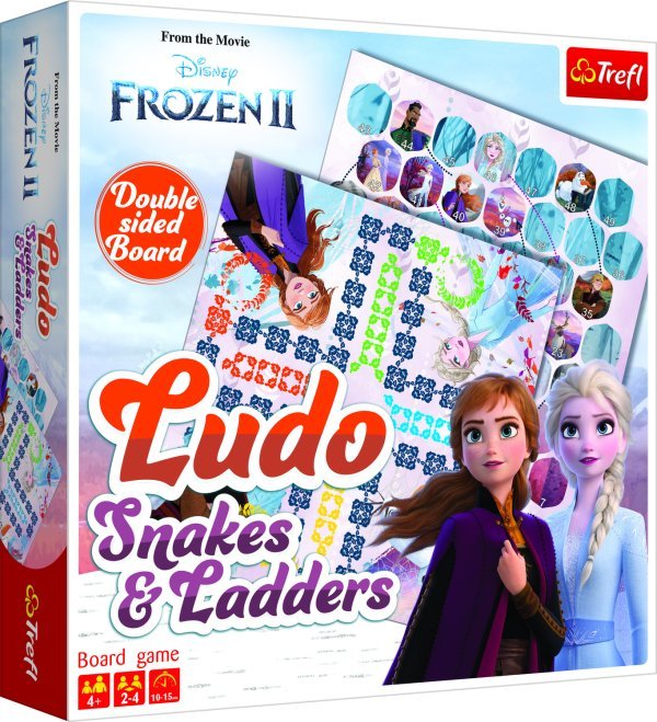 TREFL FROZEN настольная игра Холодное сердце 2 лудо/змеи&лестницы TREFL FROZEN настольная игра Холодное сердце 2 лудо/змеи&лестницы