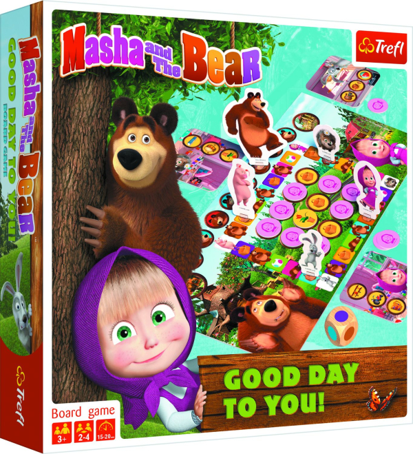 Обложка книги «TREFL MASHA AND THE BEAR настольная игра Маша и Медведь»