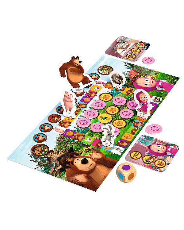 Дополнительное изображение книги «TREFL MASHA AND THE BEAR настольная игра Маша и Медведь»