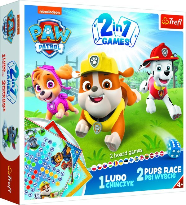 TREFL PAW PATROL Настольная игра 2 в 1 TREFL PAW PATROL Настольная игра 2 в 1