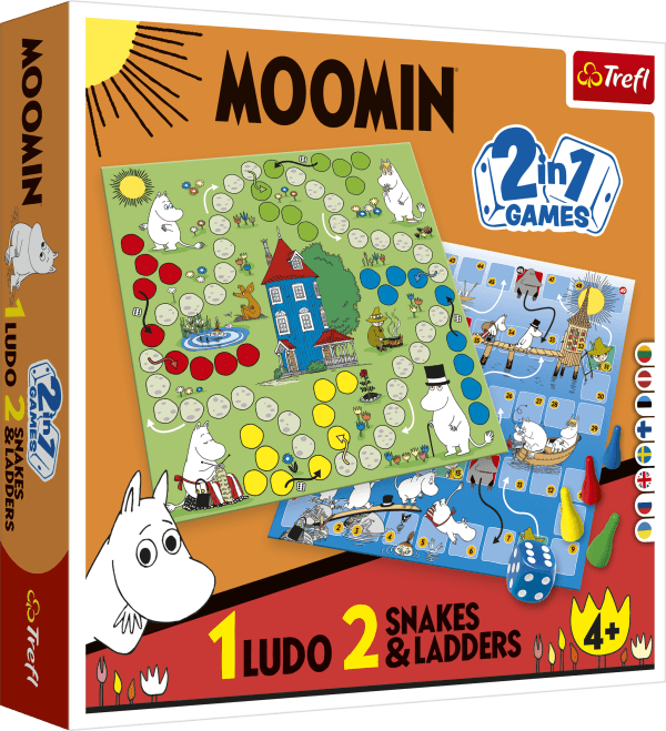 TREFL MOOMIN Муми-тролли змеи&лестницы