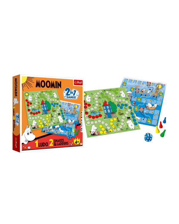 TREFL MOOMIN Муми-тролли змеи&лестницы