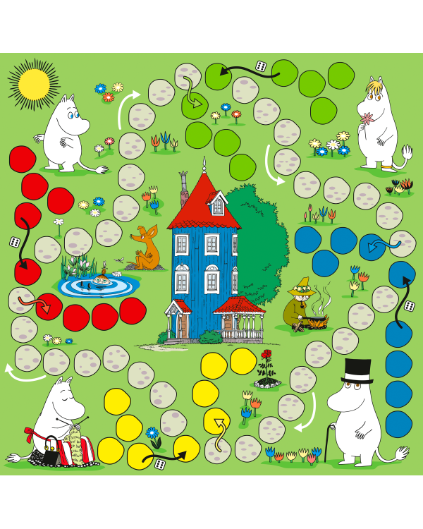 TREFL MOOMIN Муми-тролли змеи&лестницы