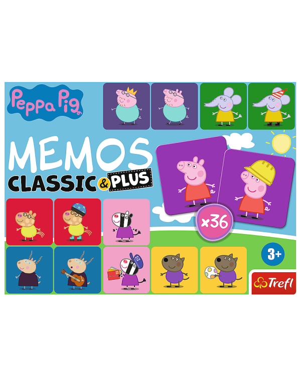 TREFL PEPPA PIG Мемо Классик Плюс Свинка Пеппа