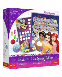 TREFL DISNEY PRINCESS Настольная игра 2 в 1 Принцессы