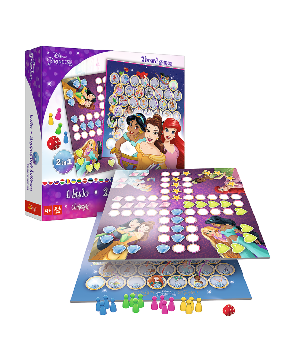 TREFL DISNEY PRINCESS Настольная игра 2 в 1 Принцессы